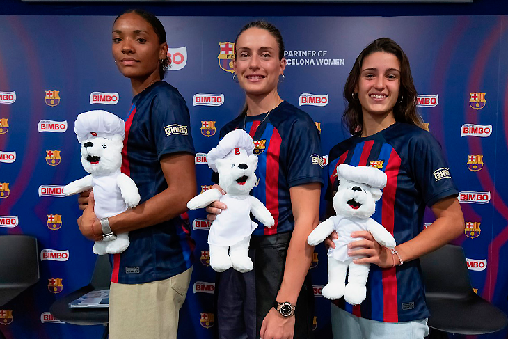 El Barça y Grupo Bimbo se alían en un acuerdo global para promover el deporte y el talento femenino