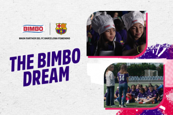 Bimbo’s "The Bimbo Dream" program enables 55 girls from 22 countries to play soccer with FC Barcelona