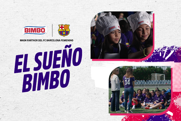 Bimbo, a través de “El Sueño Bimbo” lleva a 55 niñas de 22 países a jugar futbol en el FC Barcelona